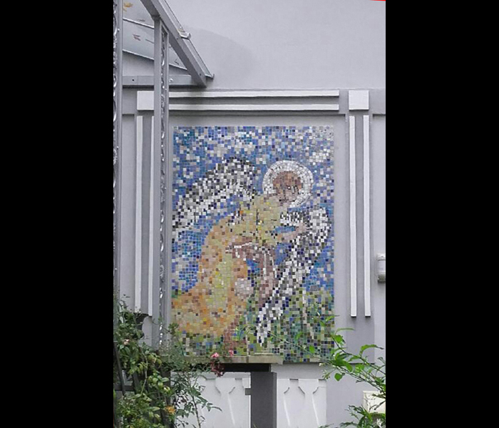 Dorota Brodowska - Mozaiki - 46 / 48 - Anioł, dom prywatny, autor: D. Brodowska